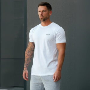 Neklix Classic White Tee – Minimalist Fit